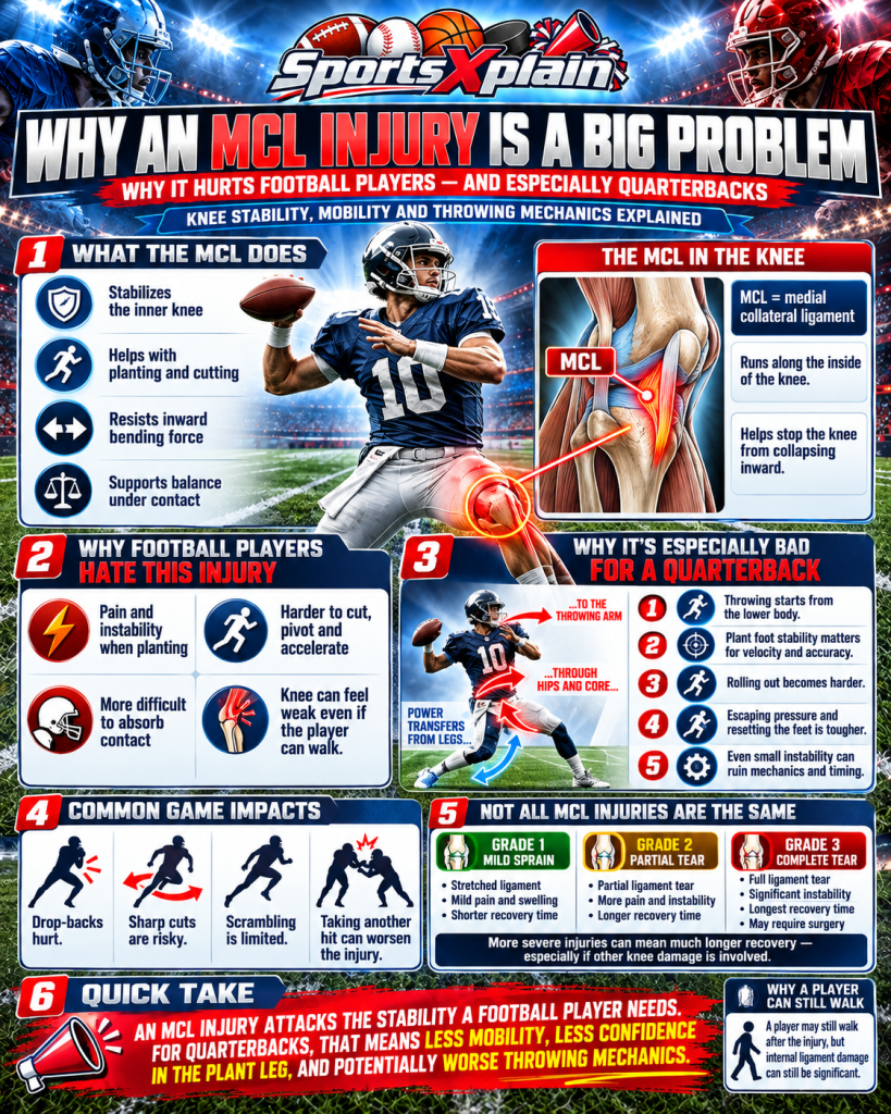 MCL Injury Explainer Infographic