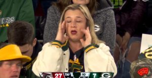 Fan Reacts To Falcons Upsetting the Packers